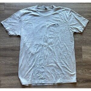 Traeger T Shirt Tee Adult Sz L Grey Welcome To Barbecue Smoker l Grills Outdoor